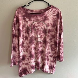 Justice tie dye top